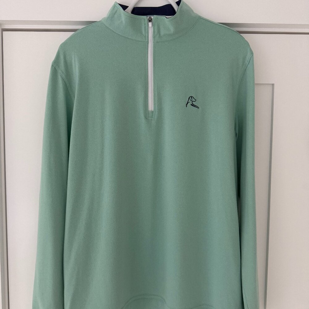Men's Rhoback Performance Q-Zip - Antigua Green